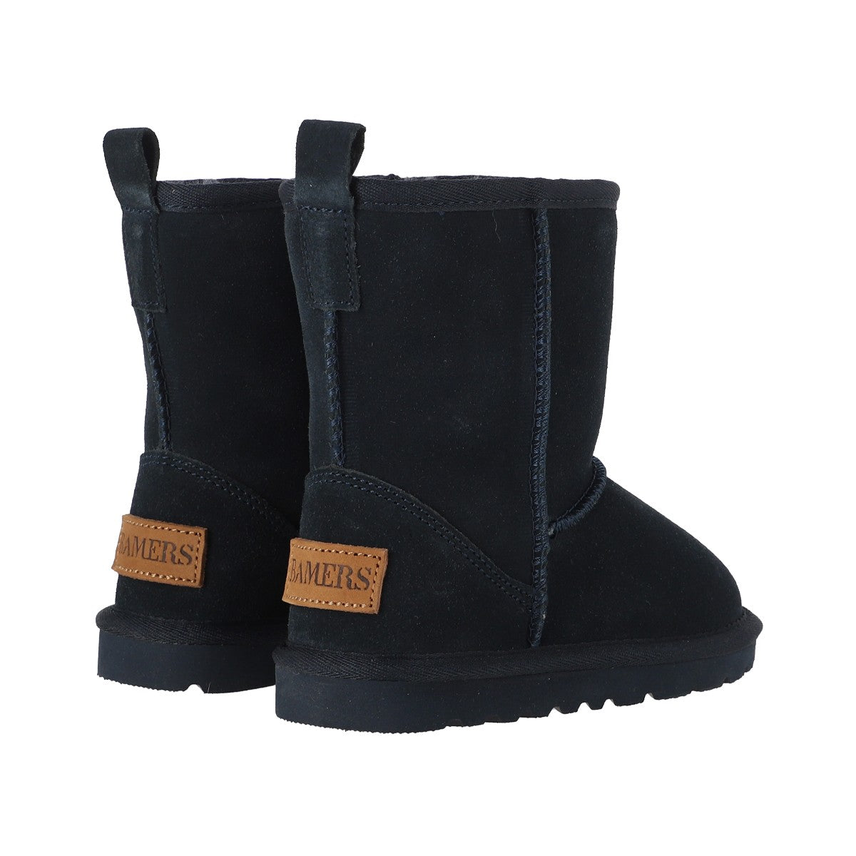 Botas Niño Blast Zip Leather Azul Marino
