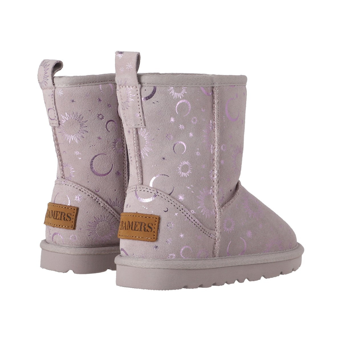Botas Niña Blast Zip Leather Lila