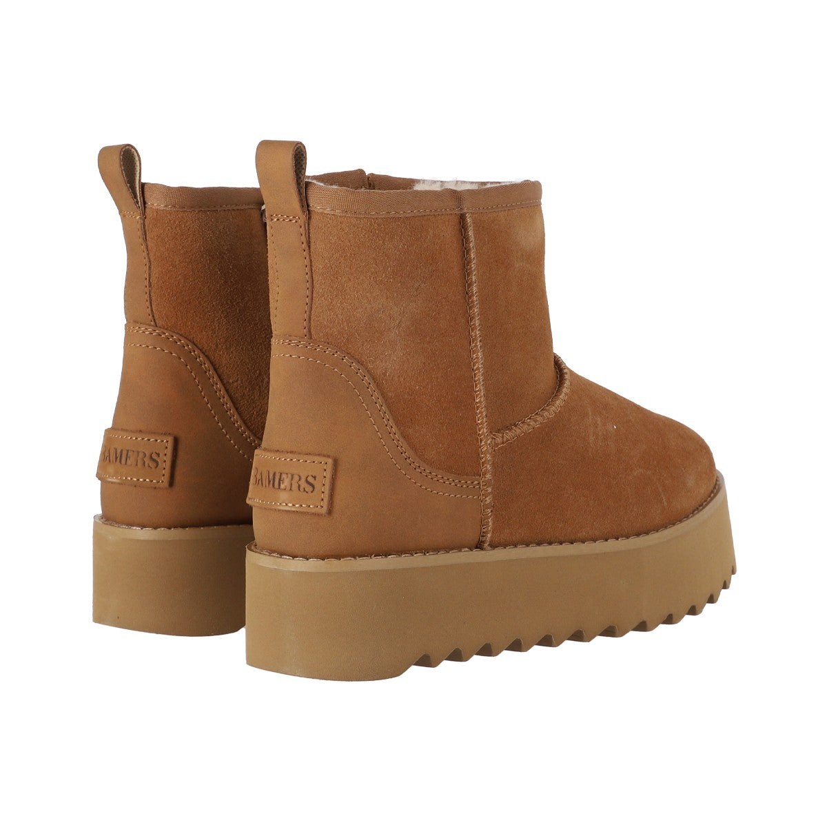 Botines Mujer Platform Caramel