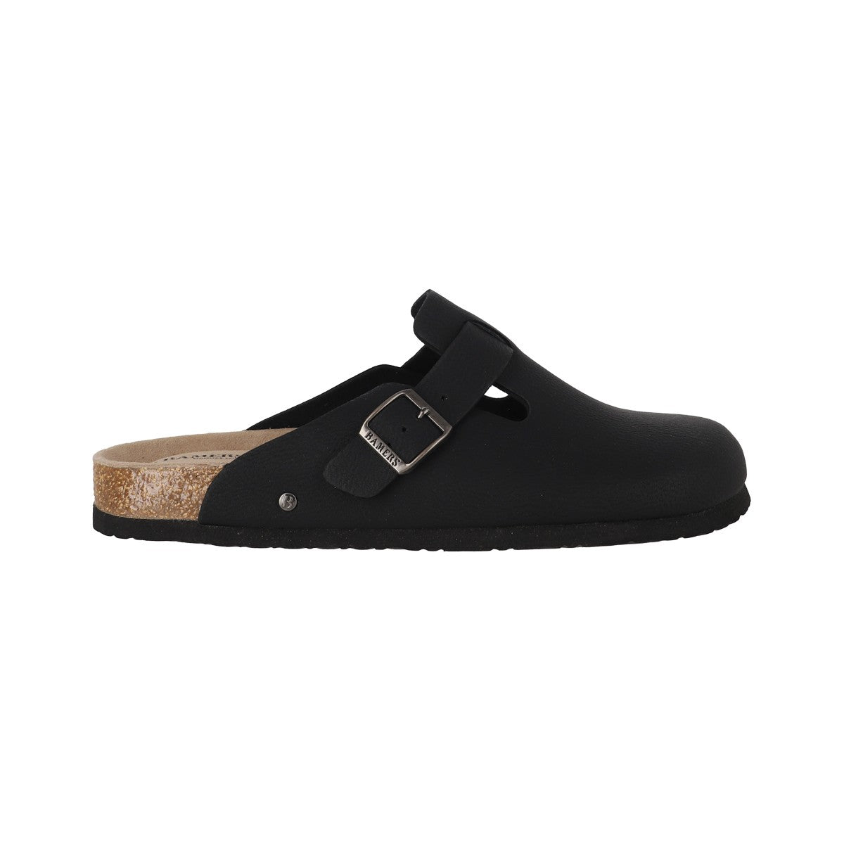 Zuecos Hombre Classic Buckle Negro