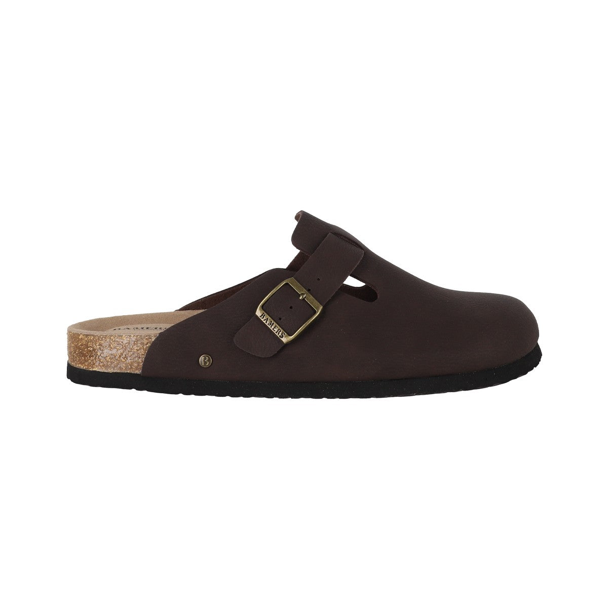 Zuecos Hombre Classic Buckle Café