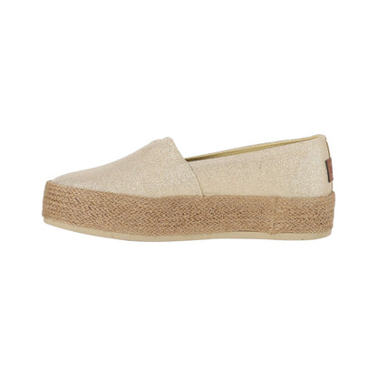 Alpargatas Mujer Sandy Mid II Dorado