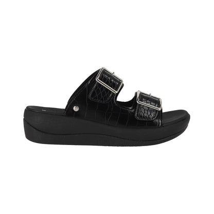 Sandalias Mujer Cruz Strap Negro