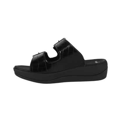 Sandalias Mujer Cruz Strap Negro