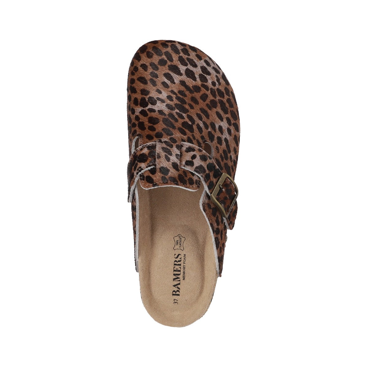 Zuecos Mujer Classic Buckle Print
