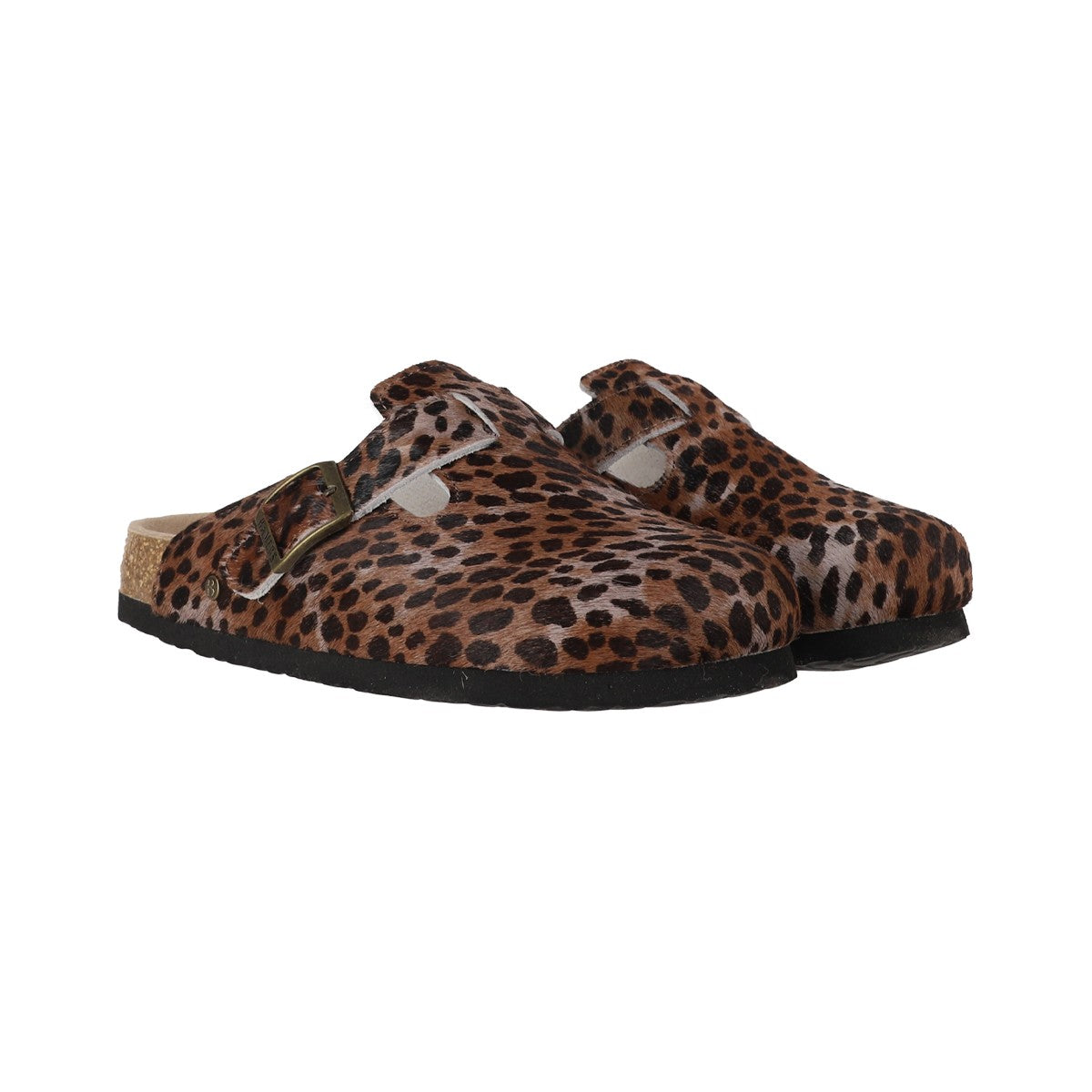 Zuecos Mujer Classic Buckle Print