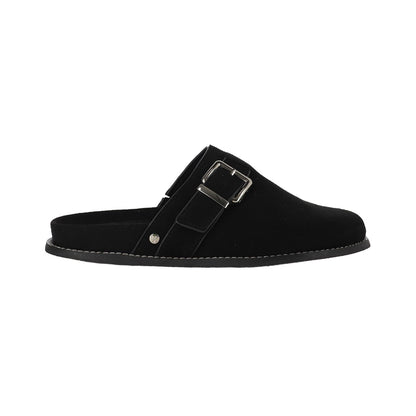 Pantuflas Mujer Micaela Leather Negro