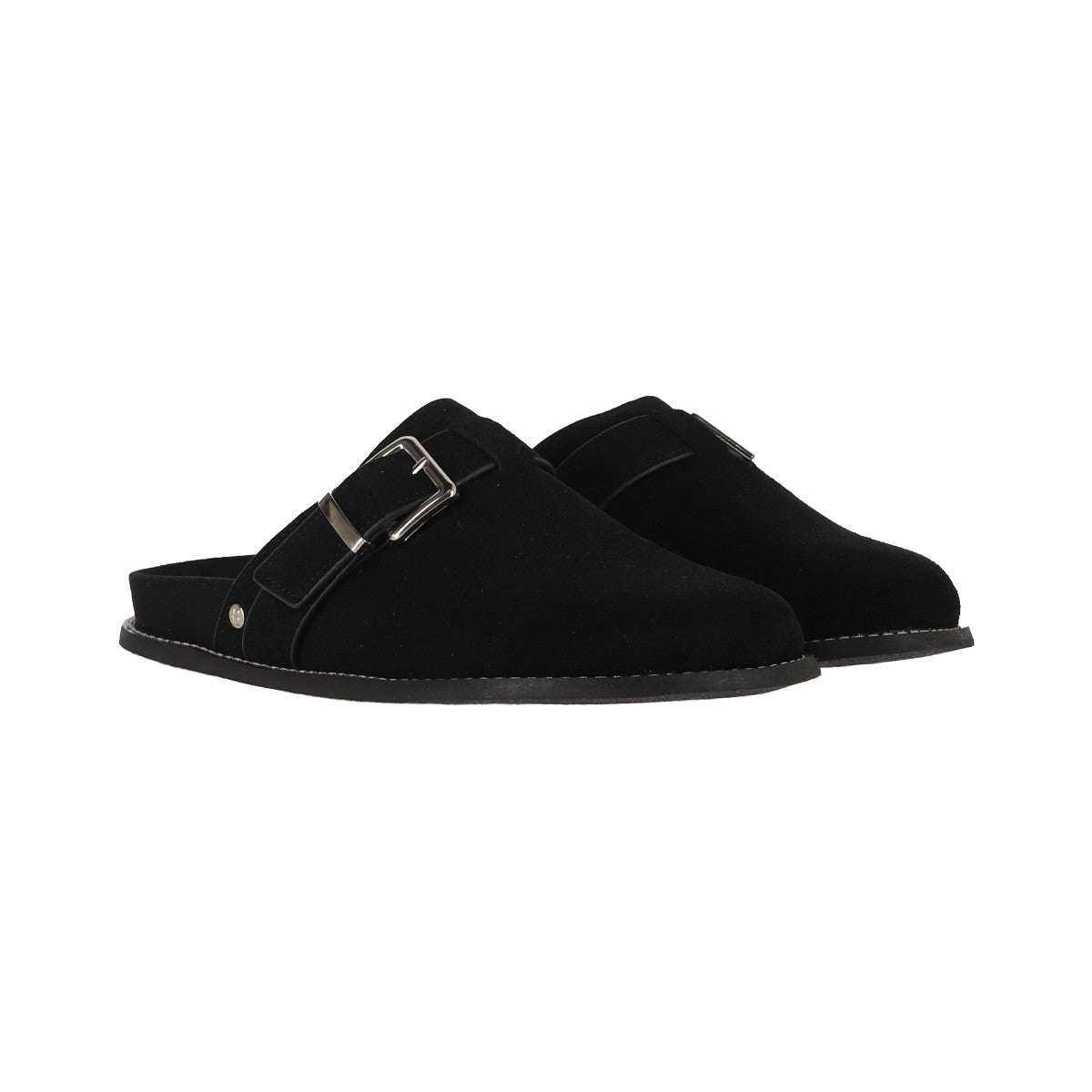 Pantuflas Mujer Micaela Leather Negro