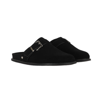 Pantuflas Mujer Micaela Leather Negro