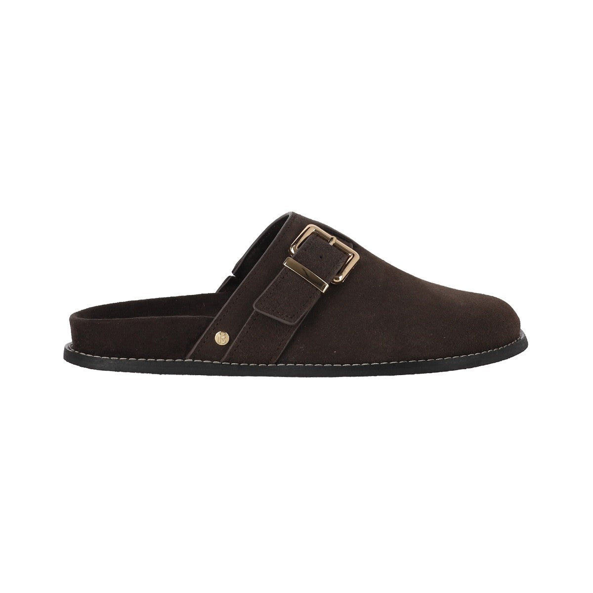 Pantuflas Mujer Micaela Leather Café