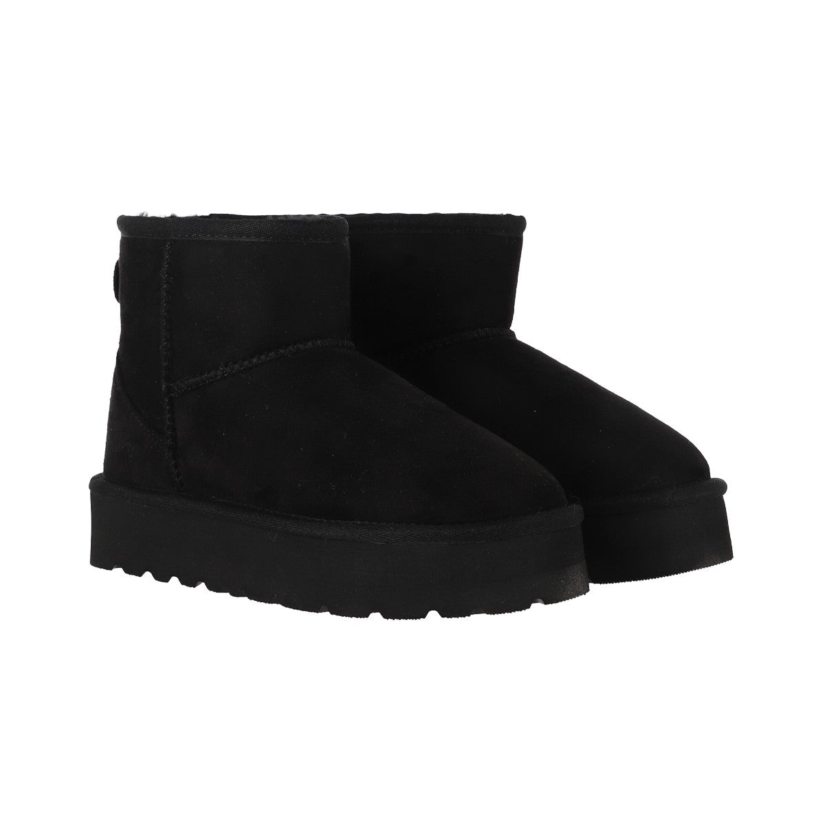 Botines Joven Blast Short Fiber Platform Negro
