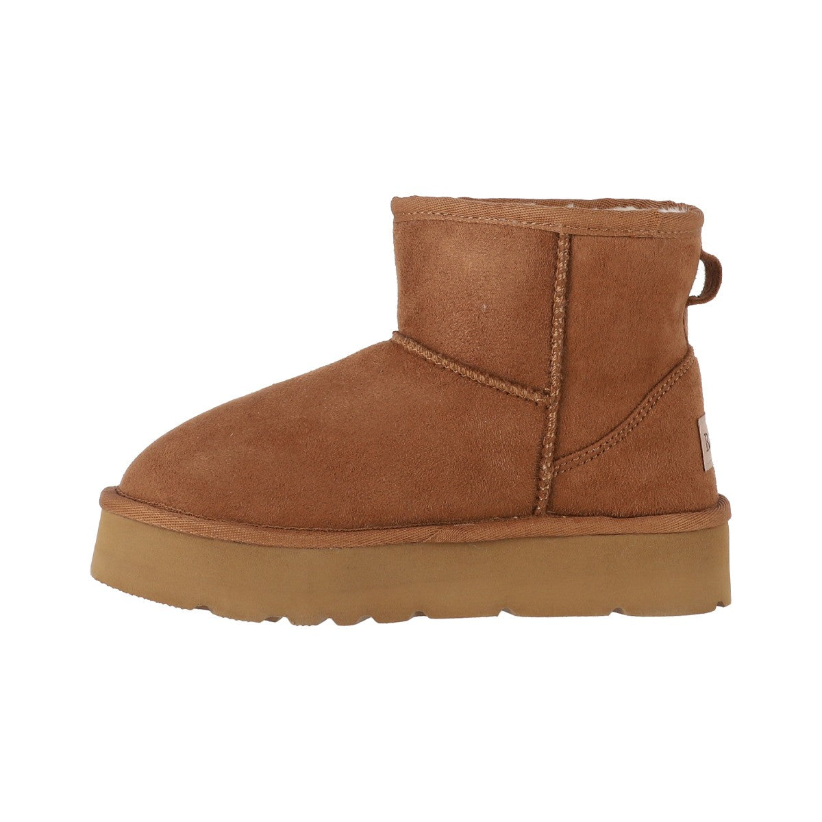 Botines Joven Blast Short Fiber Platform Caramel