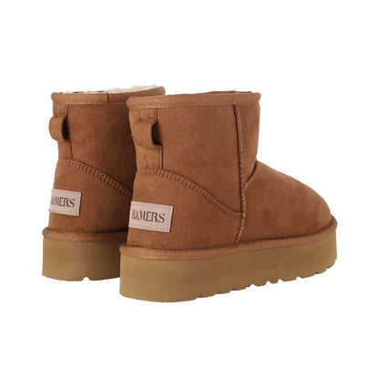 Botines Joven Blast Short Fiber Platform Caramel