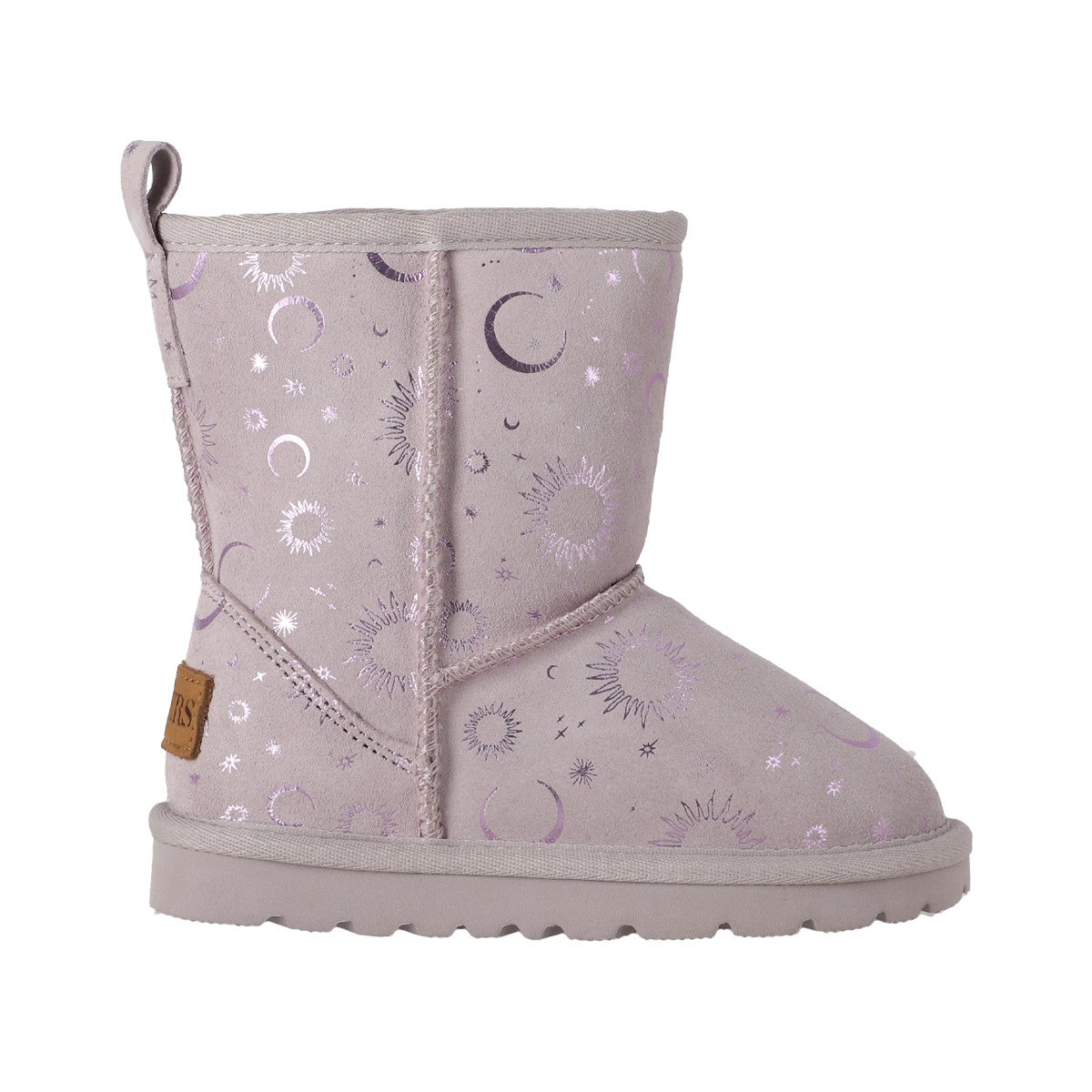 Botas Niña Blast Zip Leather Lila