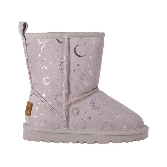 Botas Niña Blast Zip Leather Lila