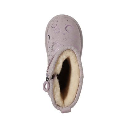 Botas Niña Blast Zip Leather Lila