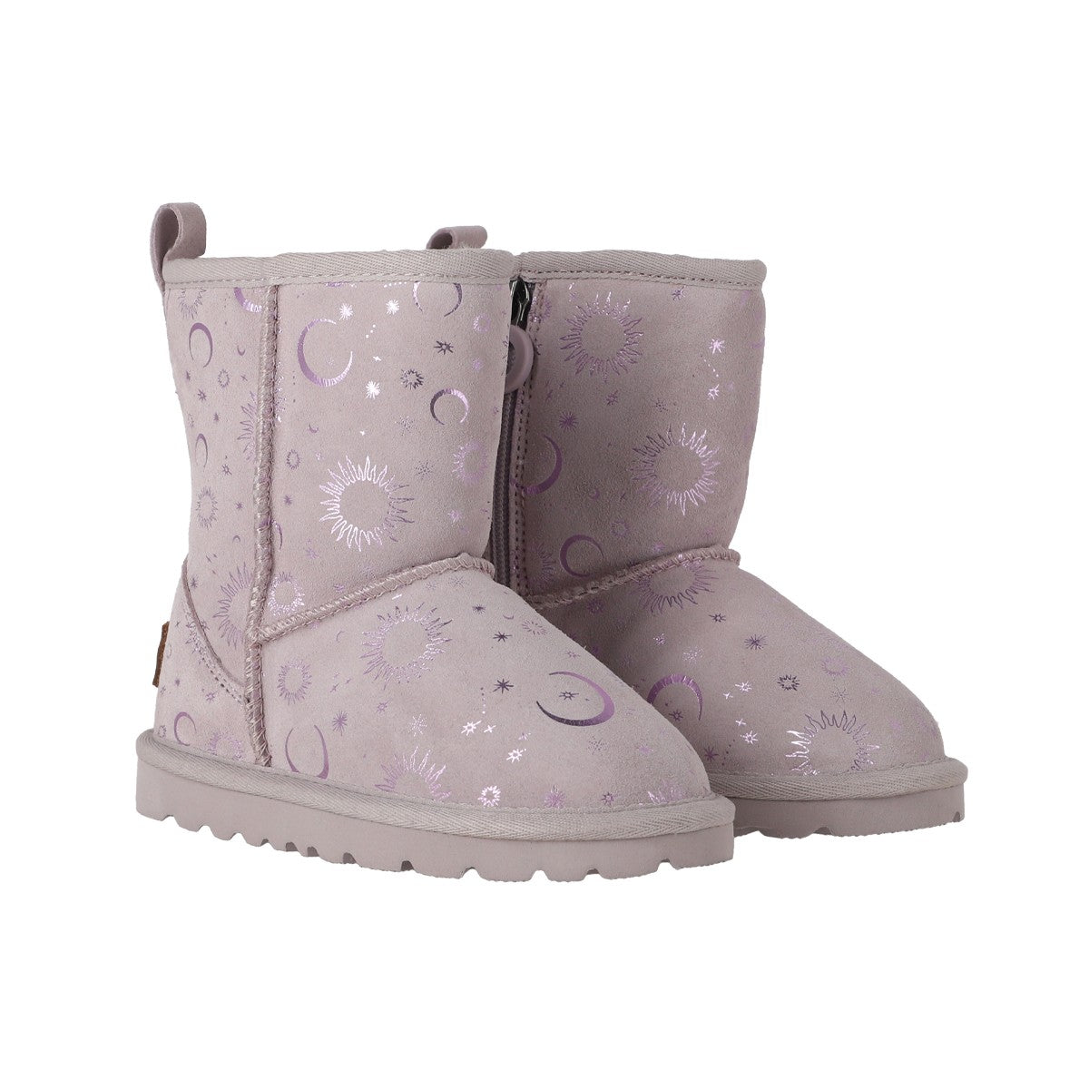Botas Niña Blast Zip Leather Lila