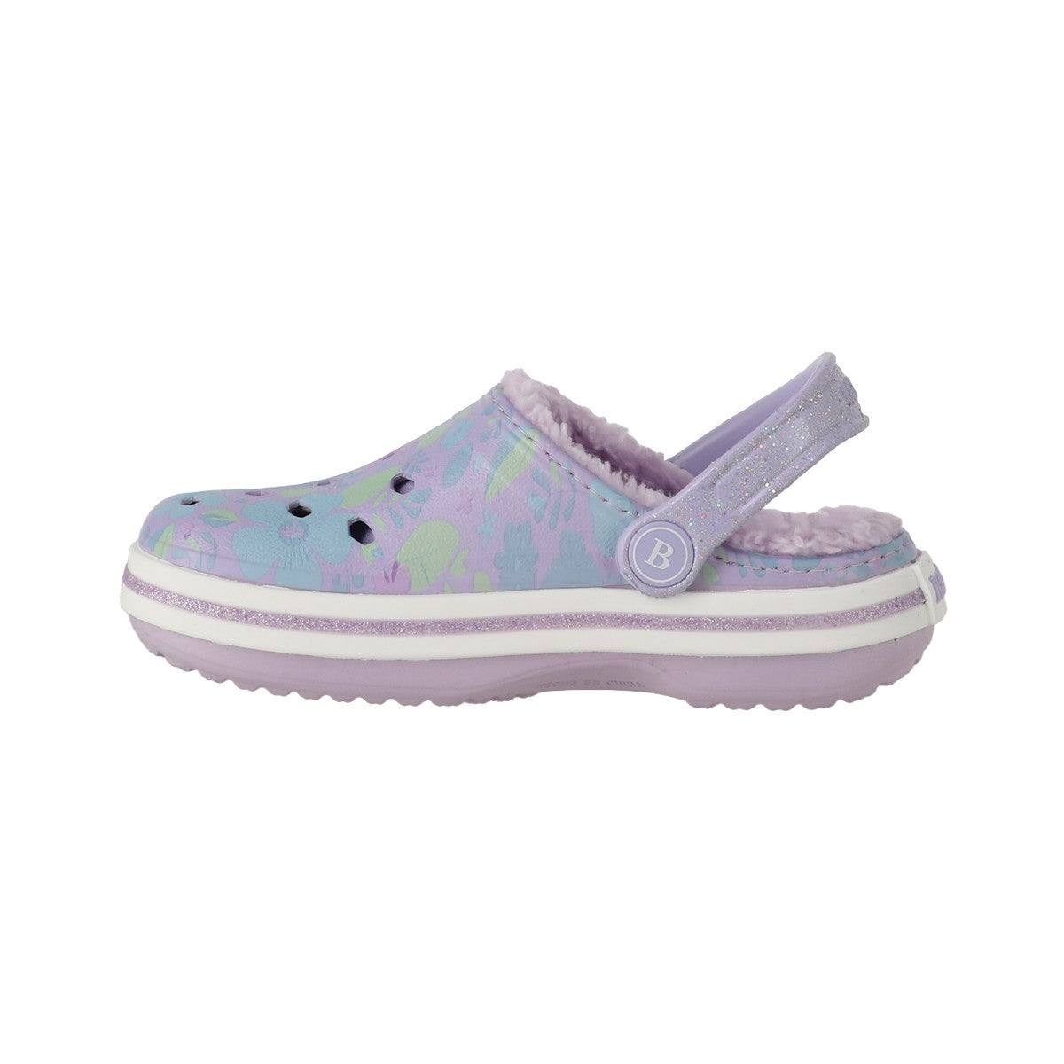 Zuecos EVA Niña Refugio Line Lila Print