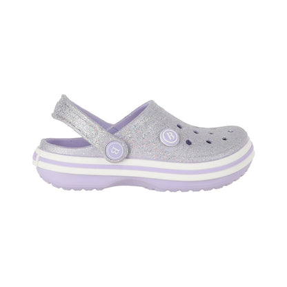 Zuecos EVA Niña Airline Lila Glitter