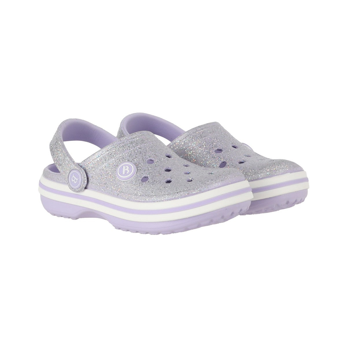 Zuecos EVA Niña Airline Lila Glitter