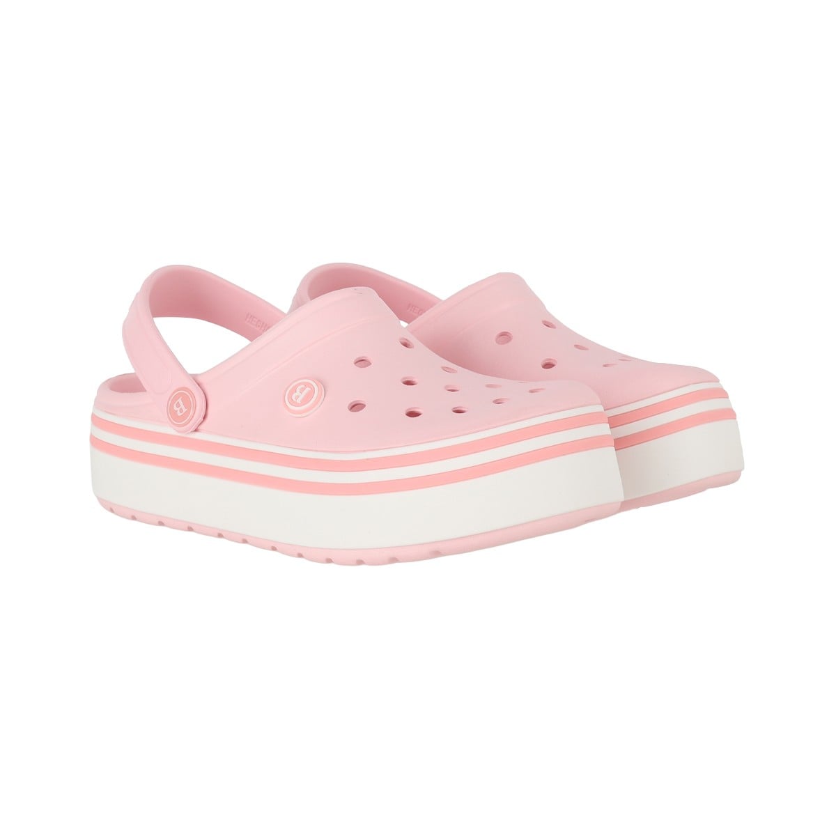 Zuecos EVA Joven Airline High Rosado Claro