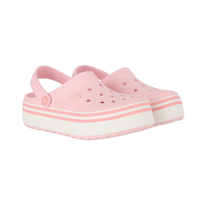 Zuecos EVA Joven Airline High Rosado Claro