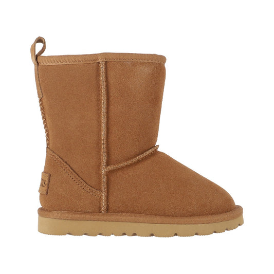 Botas Niño Blast Zip Leather Caramel