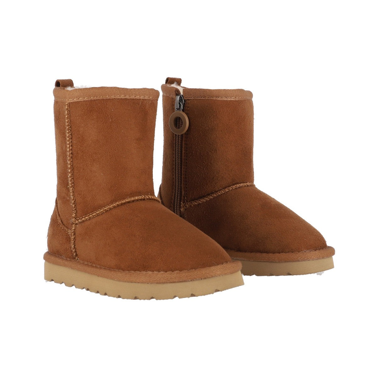 Botas Niño Blast Zip Fiber Caramel