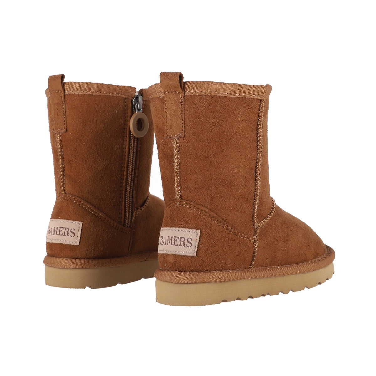 Botas Niño Blast Zip Fiber Caramel