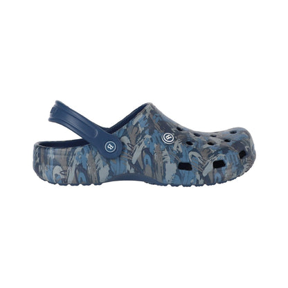 Zuecos EVA Hombre Air Azul Marino Print