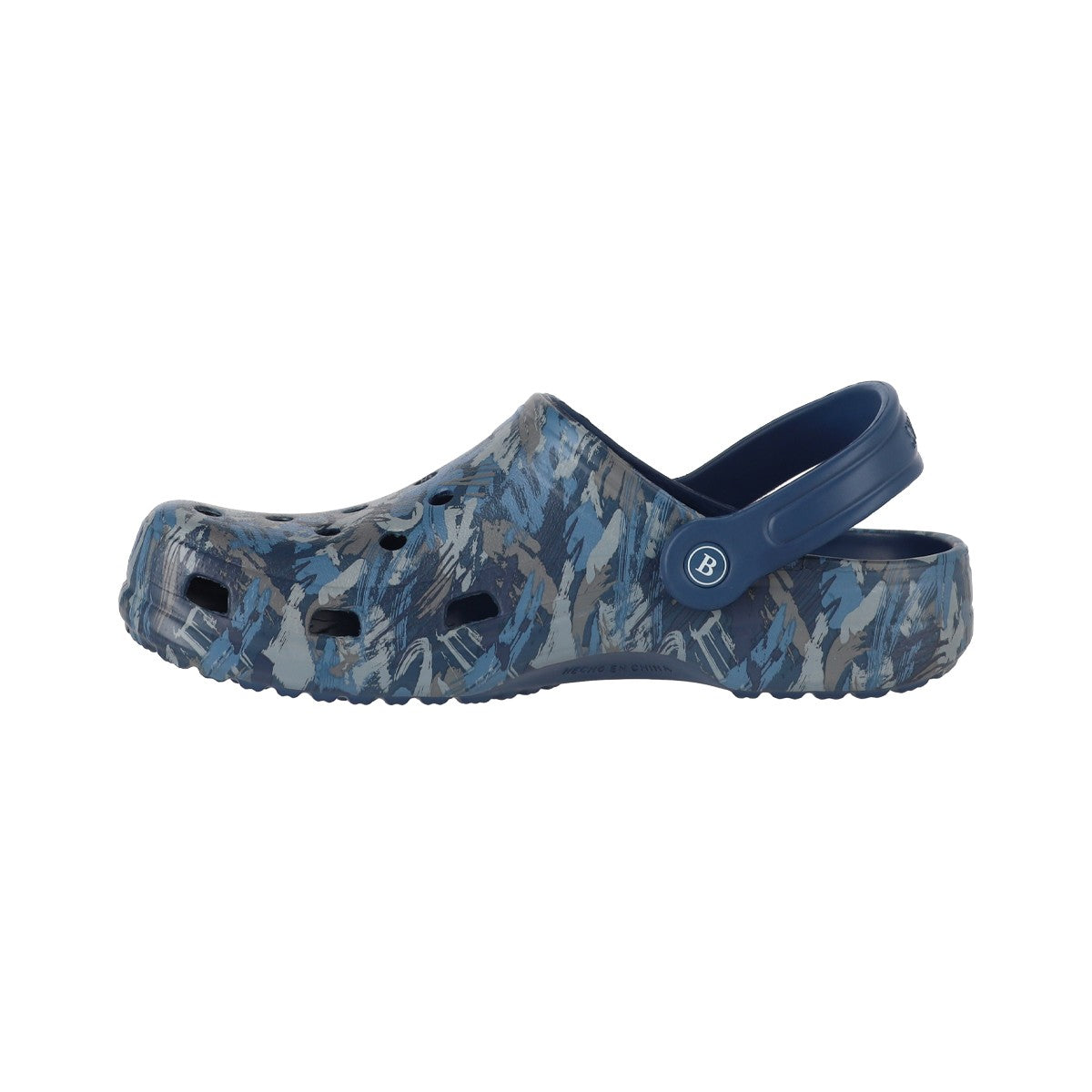 Zuecos EVA Hombre Air Azul Marino Print