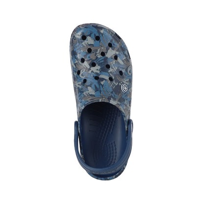 Zuecos EVA Hombre Air Azul Marino Print