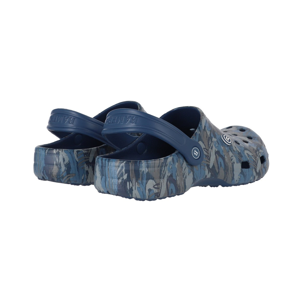 Zuecos EVA Hombre Air Azul Marino Print