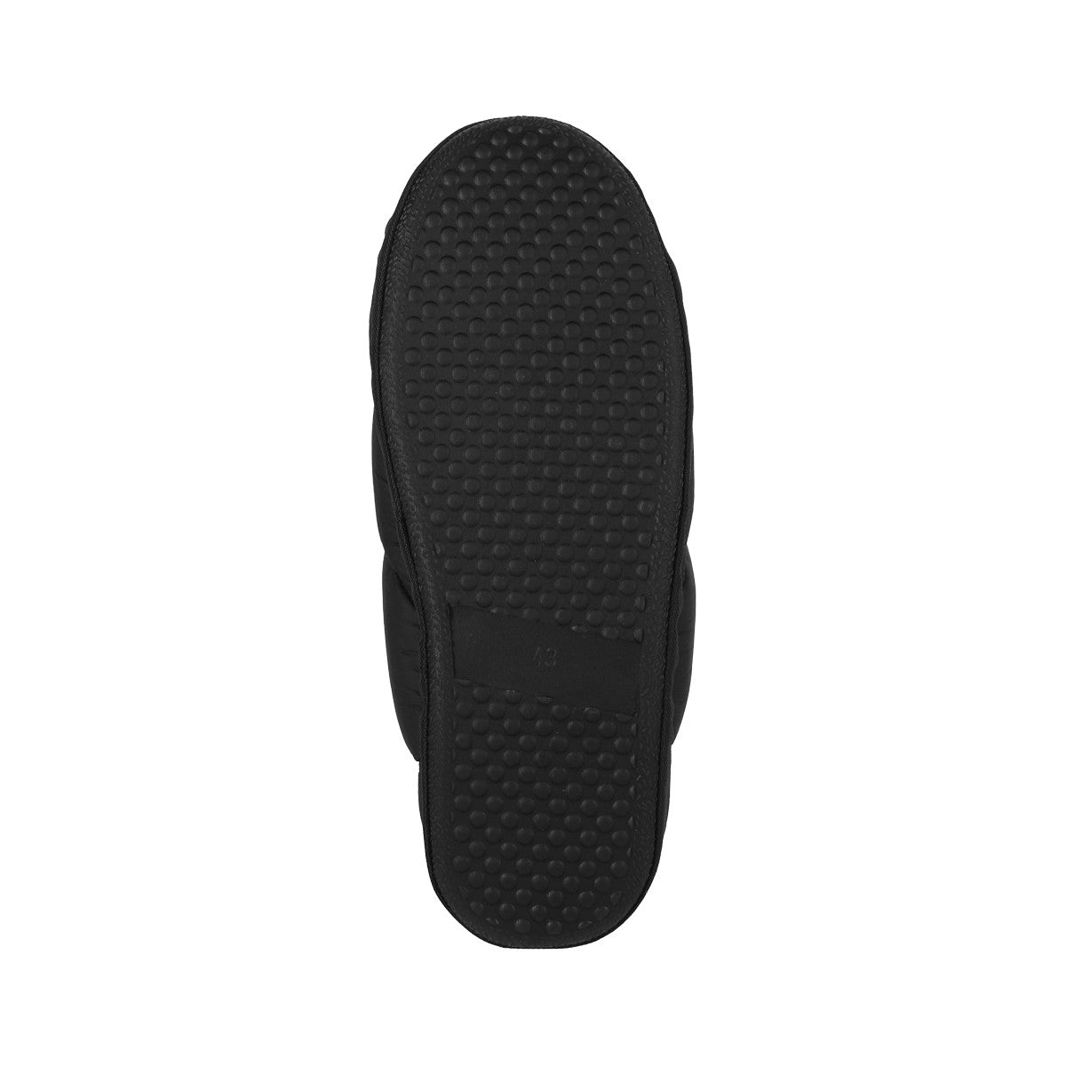 Pantuflas Hombre Padded Negro