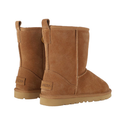 Botas Joven Blast Zip Leather Caramel