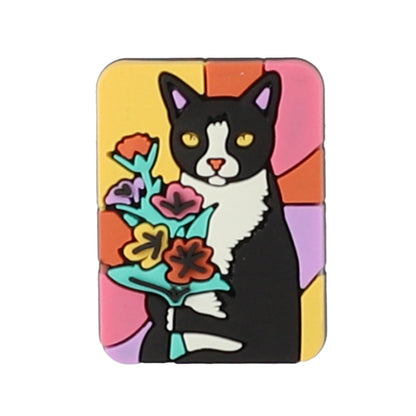 Bamits Cat Flowers Multicolor