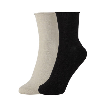 Calcetines Mujer Lurex Short 2 Pack Multicolor