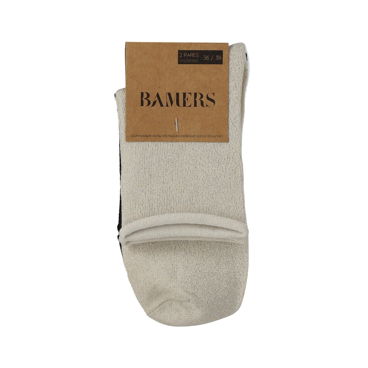 Calcetines Mujer Lurex Short 2 Pack Multicolor