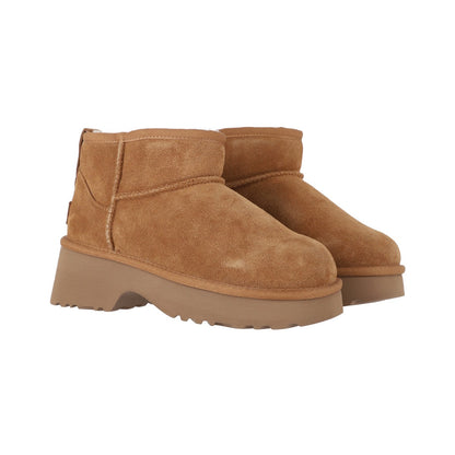 Botines Mujer Luisiana Short Leather Caramel