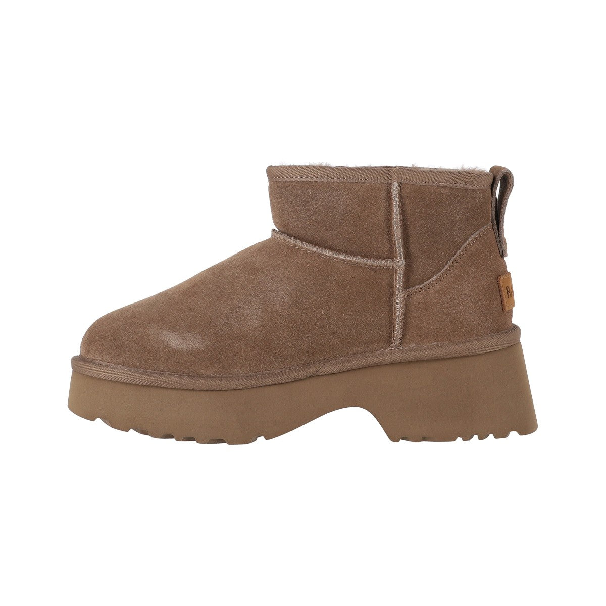Botines Mujer Luisiana Short Leather Café Claro