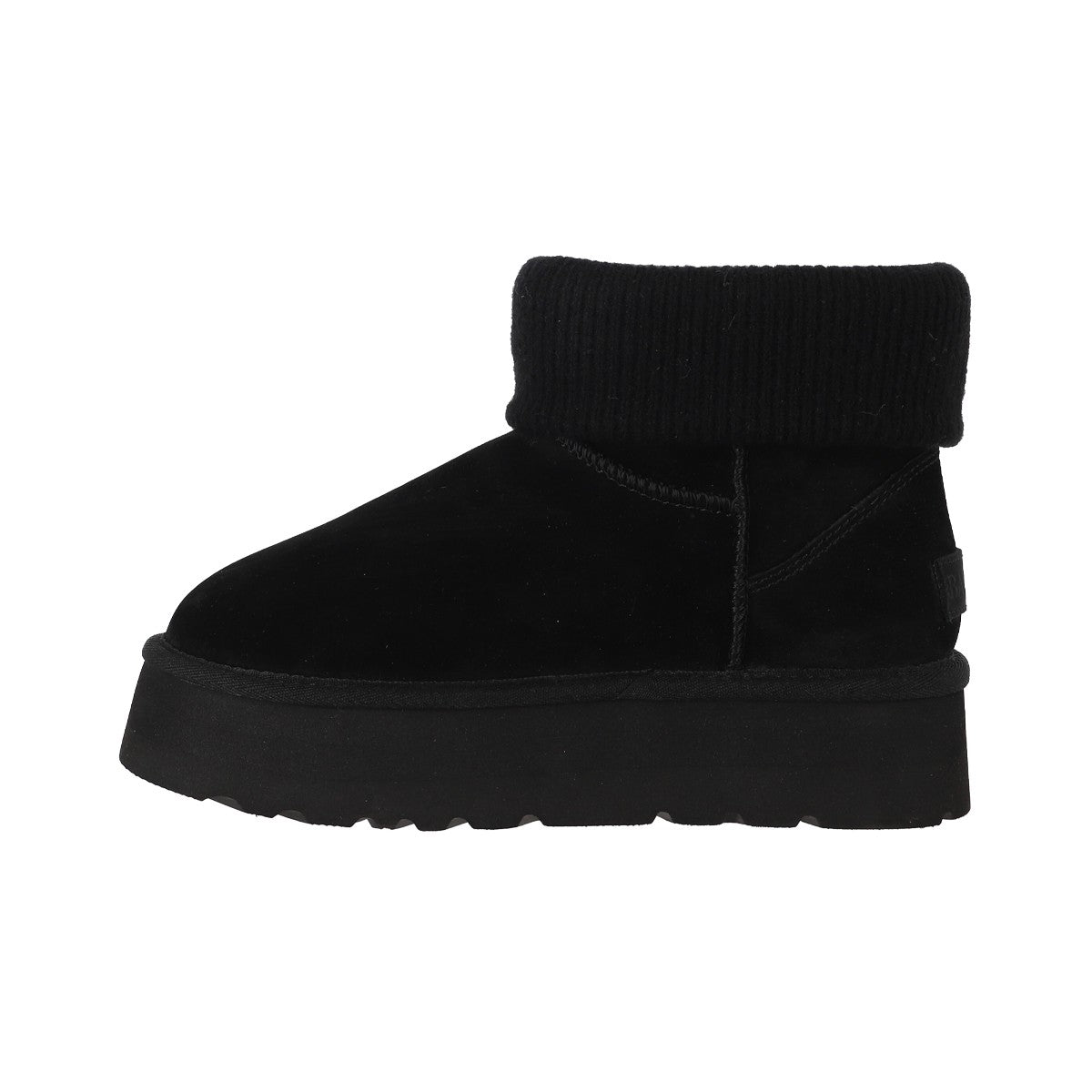 Botines Mujer Blast Mini Knit Platform Negro