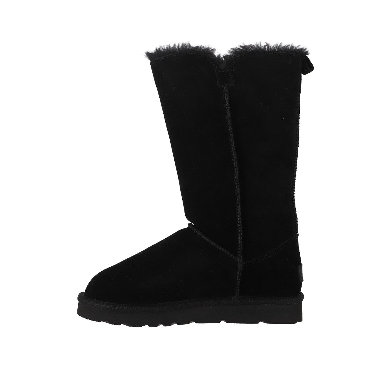 Botas Mujer Blast Button High Leather Negro