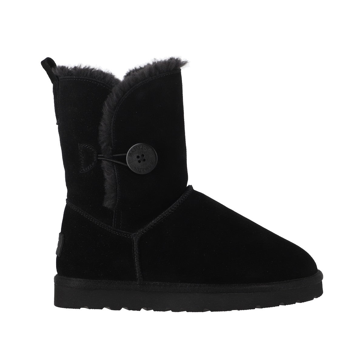 Botas Mujer Blast Button Leather Negro