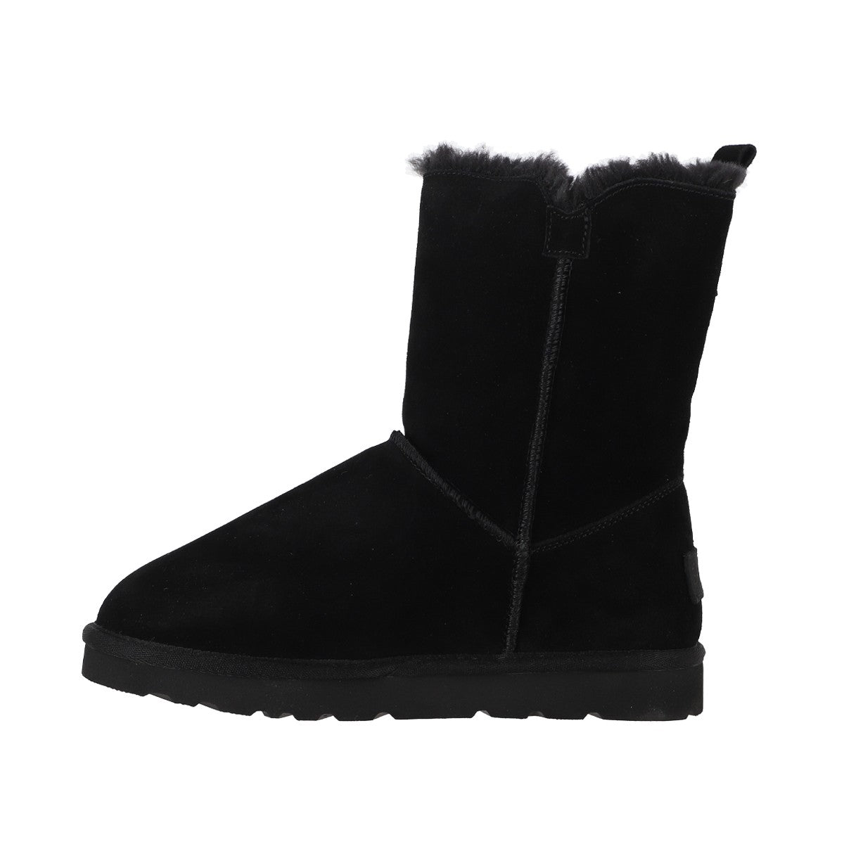 Botas Mujer Blast Button Leather Negro