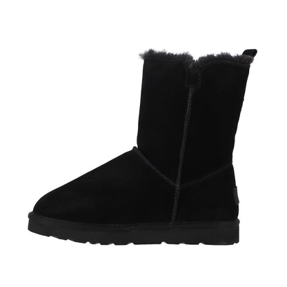 Botas Mujer Blast Button Leather Negro