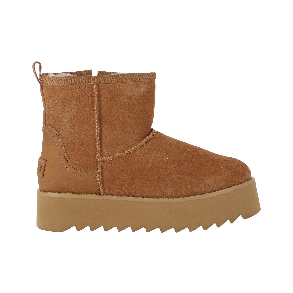 Botines Mujer Platform Caramel