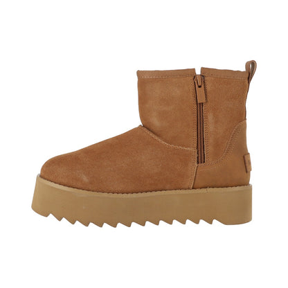 Botines Mujer Platform Caramel