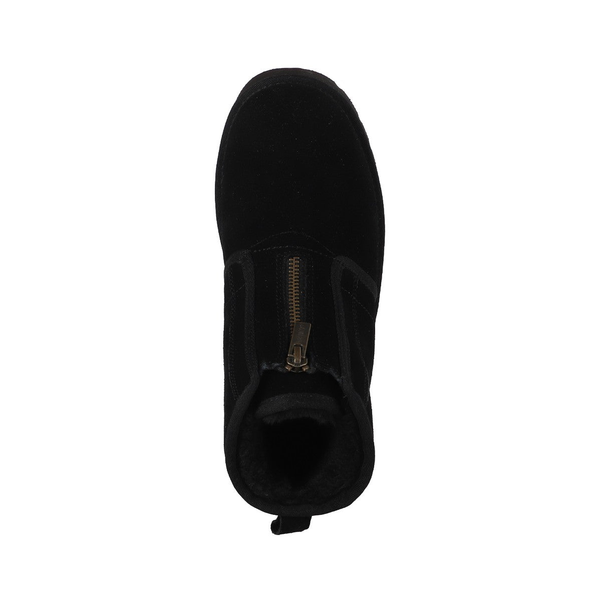 Botas Mujer Platform Zip Leather Negro