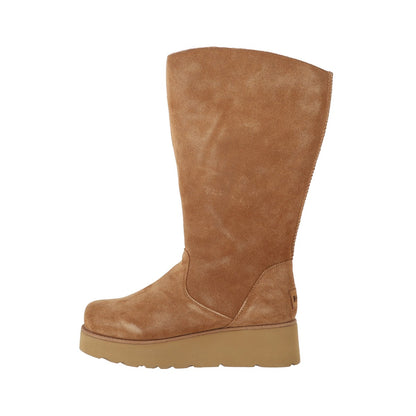 Botas Mujer Cadiz High Leather Caramel