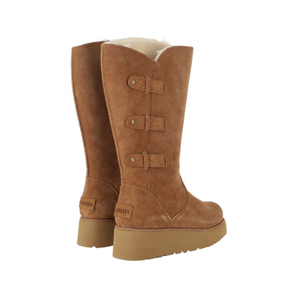 Botas Mujer Cadiz High Leather Caramel